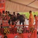 BJP Candidate Fell On Stage