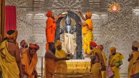 अयोध्या राम मंदिर के पुजारियों की पोशाक में हुआ बदलाव, अब भगवा रंग की जगह पहनेंगे इस रंग की ड्रेस