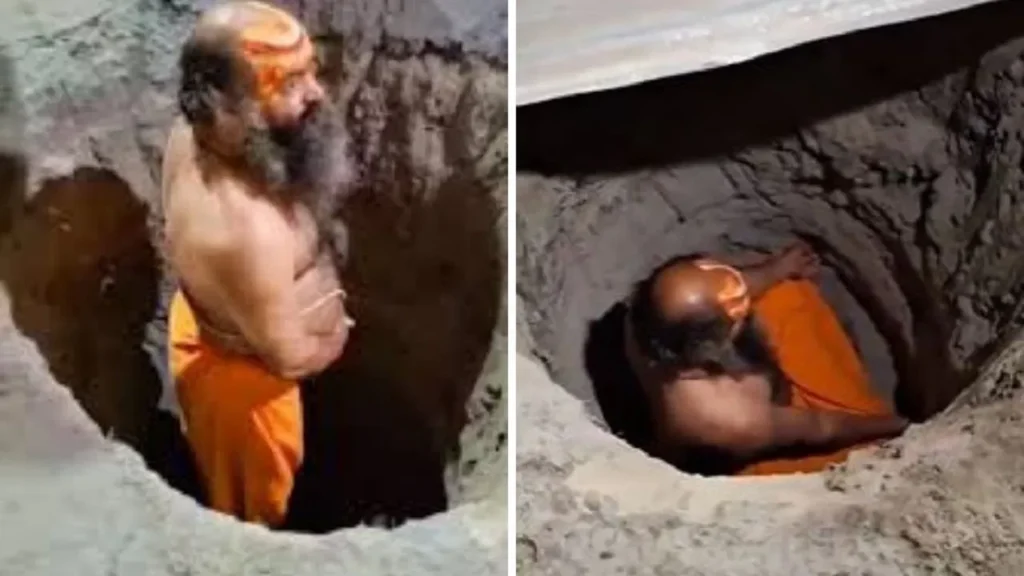 why did mouni baba take the land in mahakumbh
