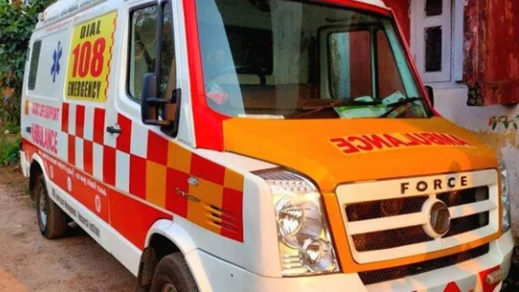 oxygen ended in the ambulance