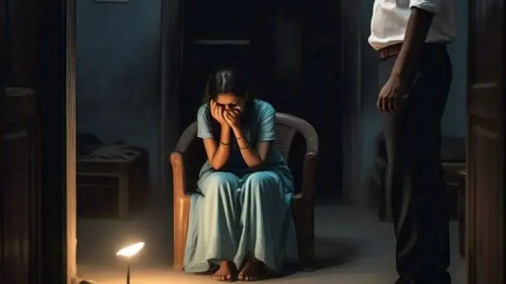 sister in law was alone at home