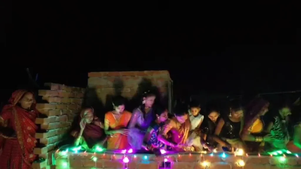 women were watching procession