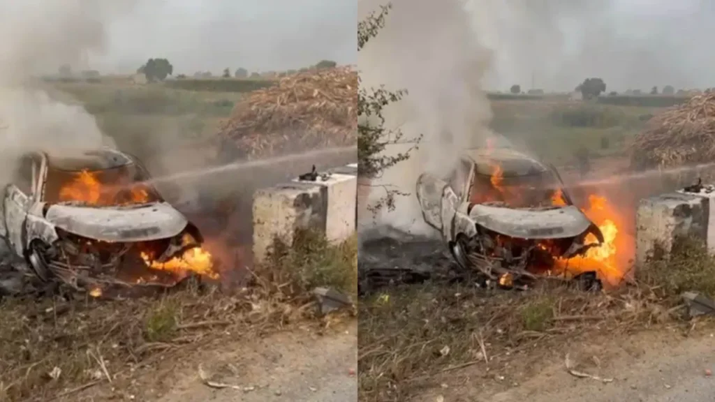 five people burnt alive