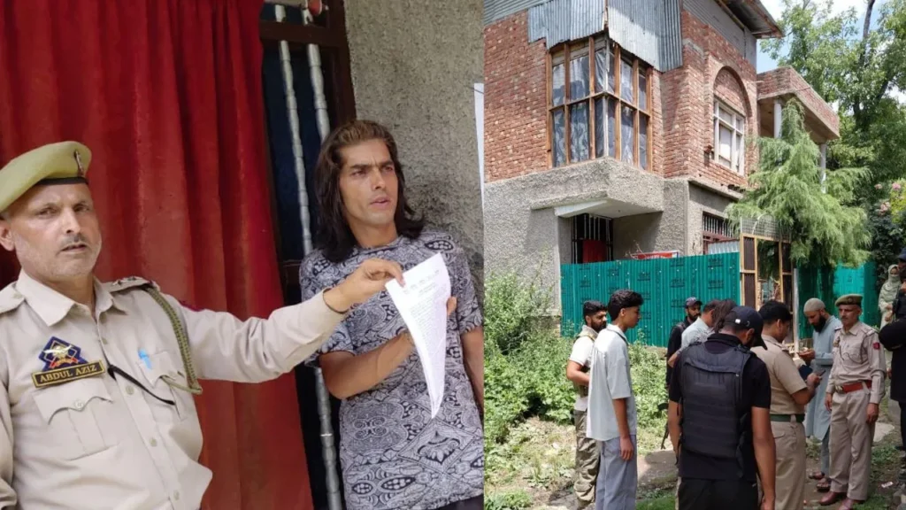 जम्मू-कश्मीर पुलिस का ड्रग तस्कर पर एक्शन, 50 लाख की प्रॉपर्टी की जब्त action at drug smuggler