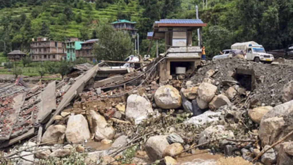 threat of landslides