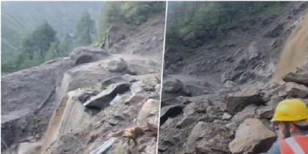 Cloud burst in Kinnaur