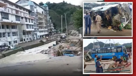 Rain havoc in the Mandi