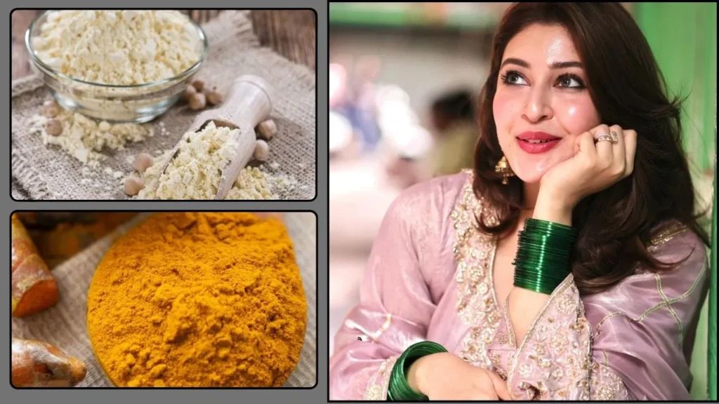 turmeric or gram flour