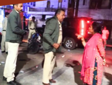 misbehaved with female journalist