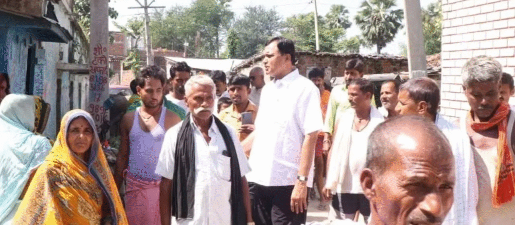 villagers surrounded the MLA