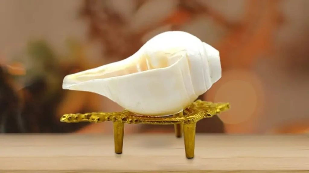 Empty conch in temple is inauspicious