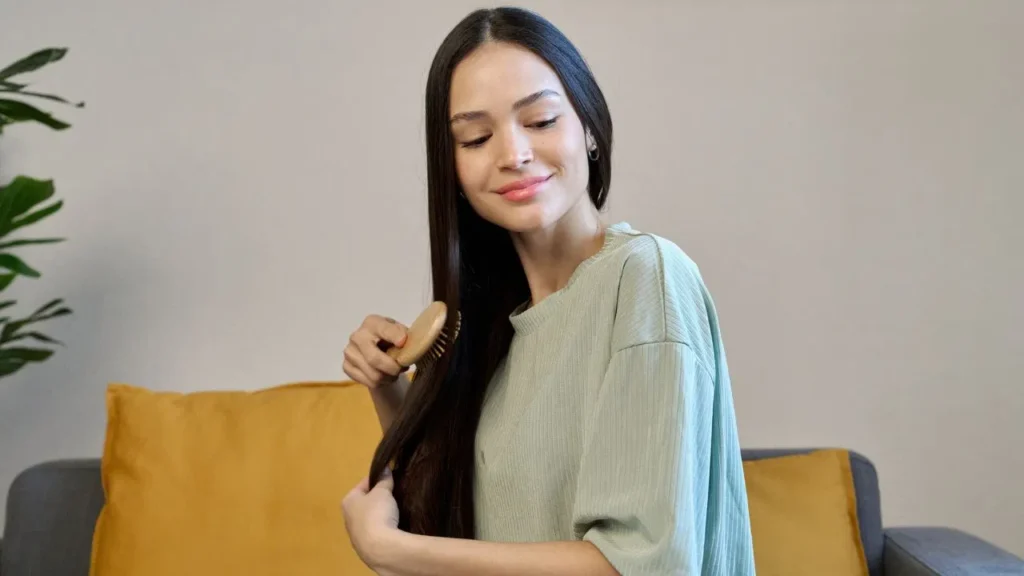 to make hair silky