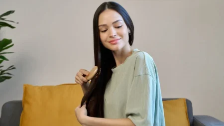 to make hair silky