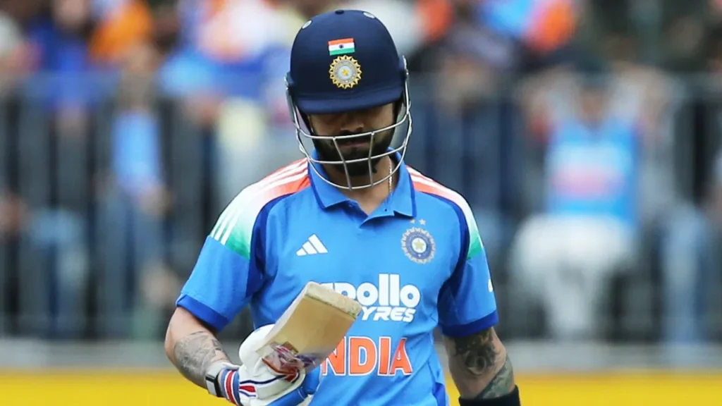 Kohli got upset
