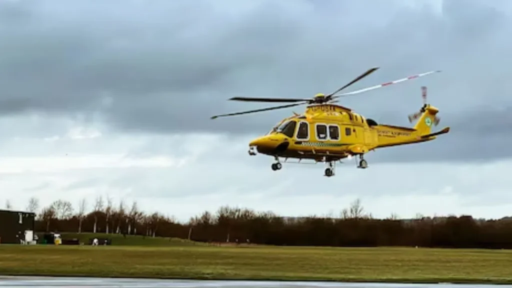 helicopter service started