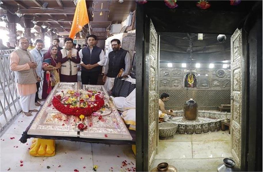 महाकाल मंदिर में चढ़ाया चांदी का भव्य द्वार, कोलकाता की श्रद्धालु का अनुपम दान