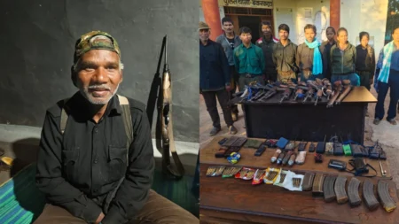 12 maoists surrendered