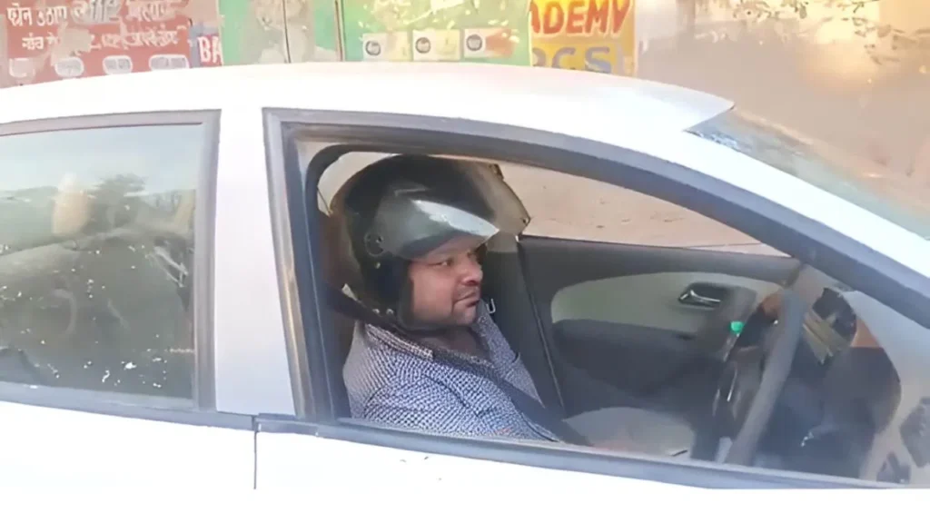 helmet is mandatory in car