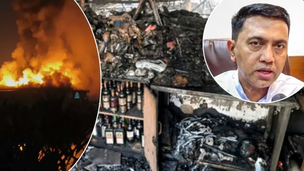 action on accident in Goa night club