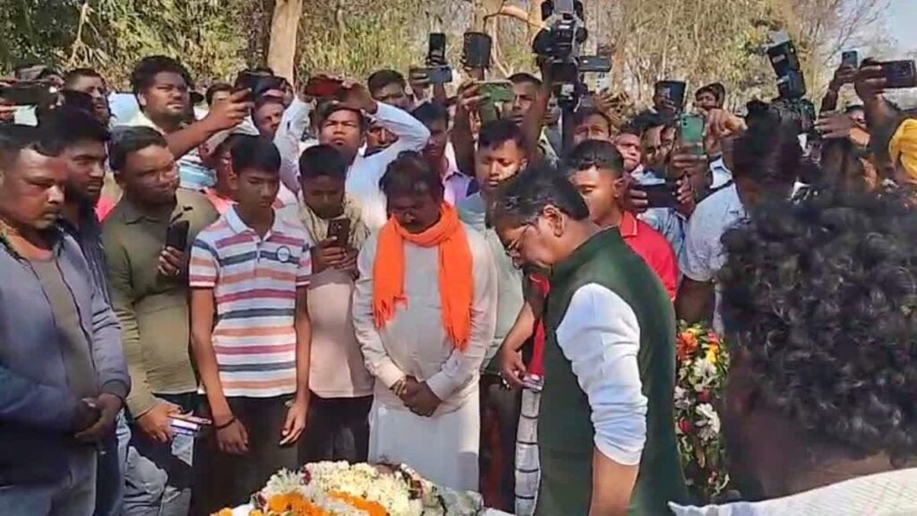 funeral of Champai Soren's grandson