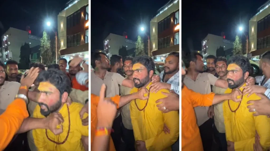 माथे पर तिलक और गले में माला, महाकाल मंदिर में पहचान छिपाकर घूम रहा था मुस्लिम युवक, गर्लफ्रेंड संग धराया tilak on the forehead