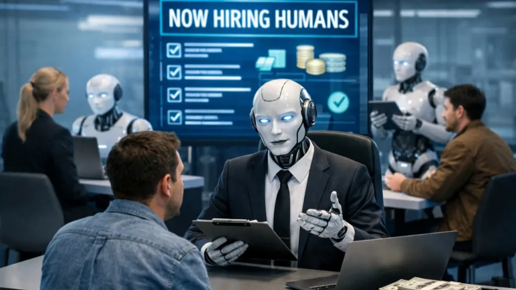 now robots not humans