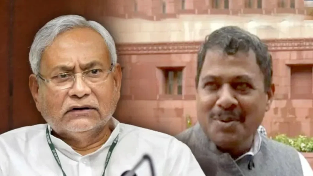 जेडीयू सांसद गिरधारी यादव की सदस्यता पर खतरा, नीतीश कुमार ने लोकसभा स्पीकर को भेजा नोटिस Nitish Kumar vs Girdhari Yadav