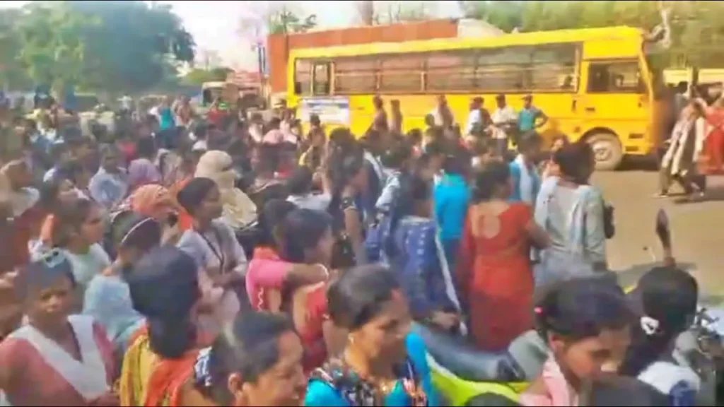 uproar among women workers