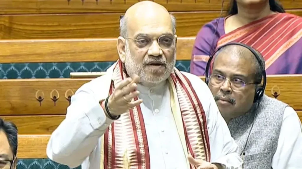 Amit Shah in Lok Sabha