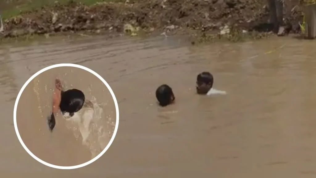 नांदेड़ में भारी बारिश के बीच बड़ा हादसा: स्कूल से घर लौट रहे 4 बच्चे नाले में डूबे, चारों के शव बरामद four children drowned in drain