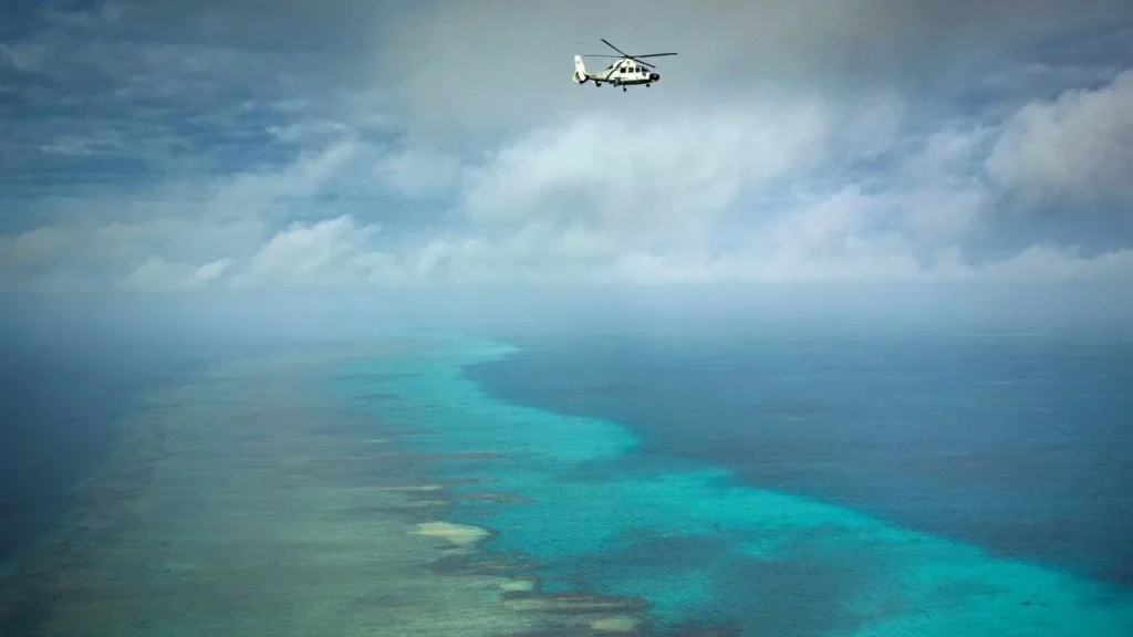 preparation to block a sea route