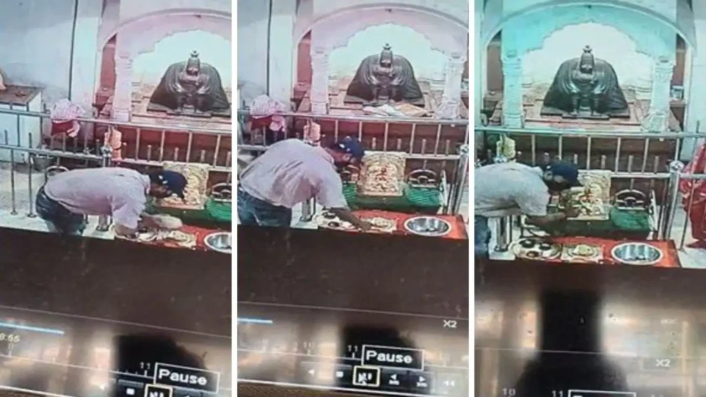 पुणे में अनोखा चोर; तुलजाभवानी मंदिर में पहले देवी मां से मांगी माफी, फिर उड़ाया 1 किलो चांदी का मुकुट Pune Temple Theft