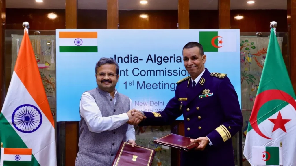 first major meeting between India and Algeria