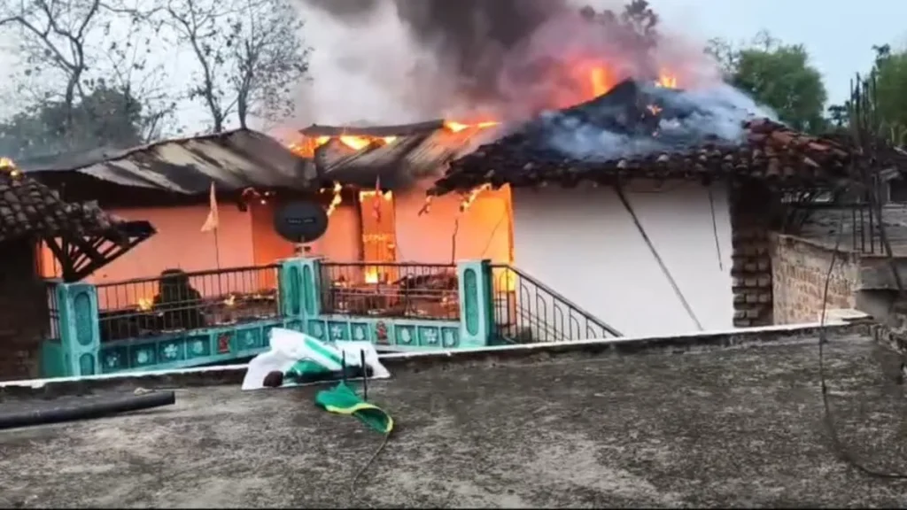 lightning wreaks havoc