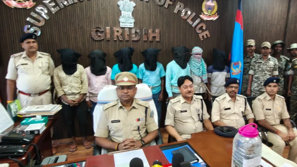 मधुबन में पति-पत्नी की हत्या का खुलासा; भूमि विवाद और जादू-टोने के चलते 7 गिरफ्तार Giridih Double Murder Case Revealed