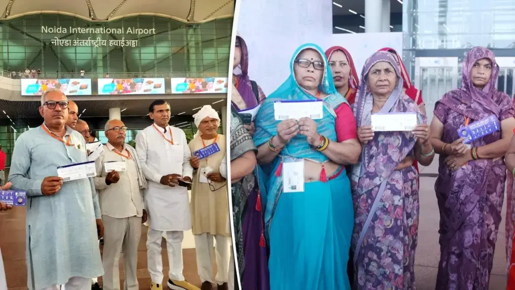 Noida Airport Historic Flight