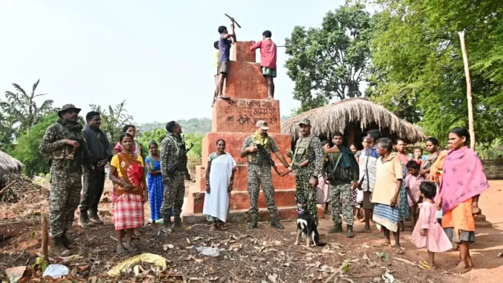Naxal memorial demolished