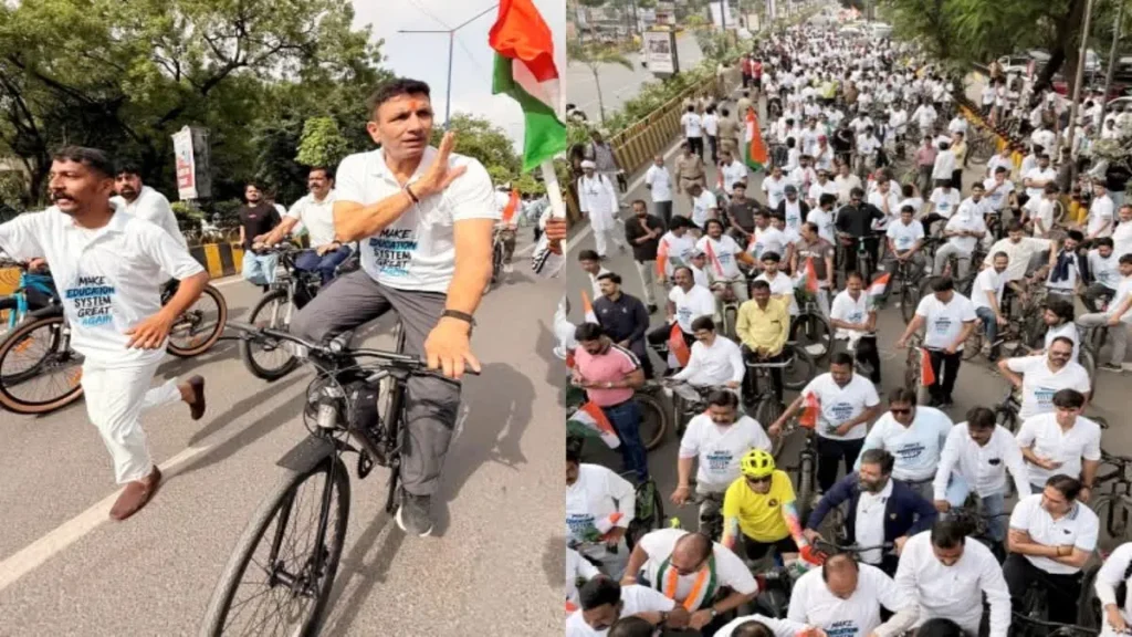 कांग्रेस की ‘युवा स्वाभिमान यात्रा’: जीतू पटवारी ने सरकार पर साधा निशाना, शुरू की साइक्लोथॉन Congress's Yuva Swabhiman Yatra