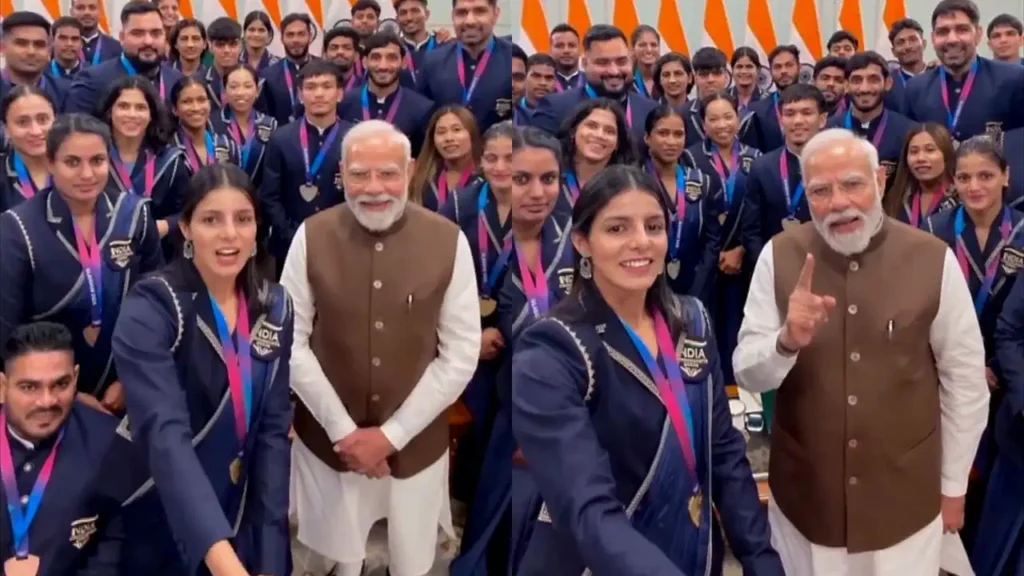 PM मोदी ने की CWG 2026 पदक विजेताओं की अगवानी: 7 LKM में खिलाड़ियों से मुलाकात, दिया “जो खेलेगा, वो खिलेगा” का संदेश