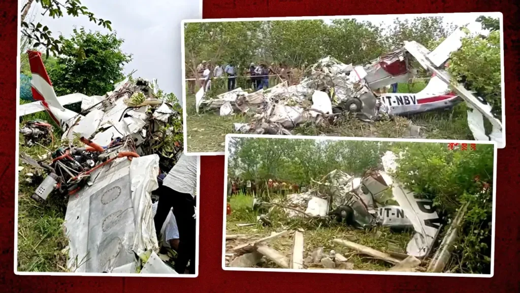 4 seater twin engin plane fell