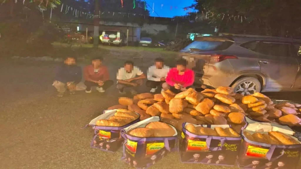 खूंटी में पुलिस और NCB की बड़ी कार्रवाई: 200 किलो गांजा जब्त, हजारीबाग के 5 अंतरराज्यीय तस्कर गिरफ्तार