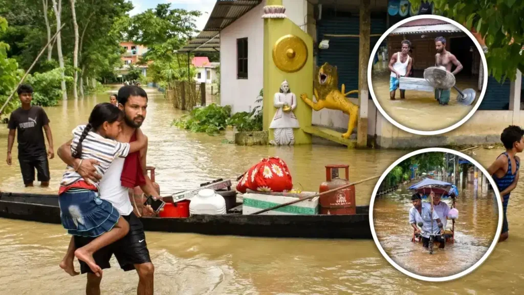 केरल और असम में बारिश-बाढ़ का तांडव: केरल में 25 और असम में 87 मौतें; 8 जिलों में रेड अलर्ट जारी rain and flood havoc