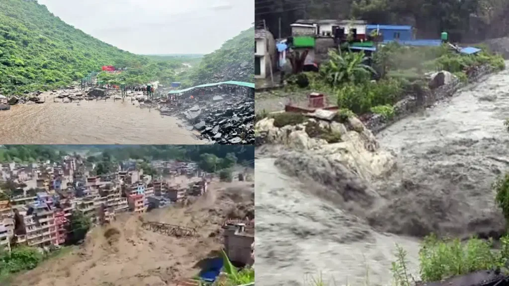 devastating flood from tibet