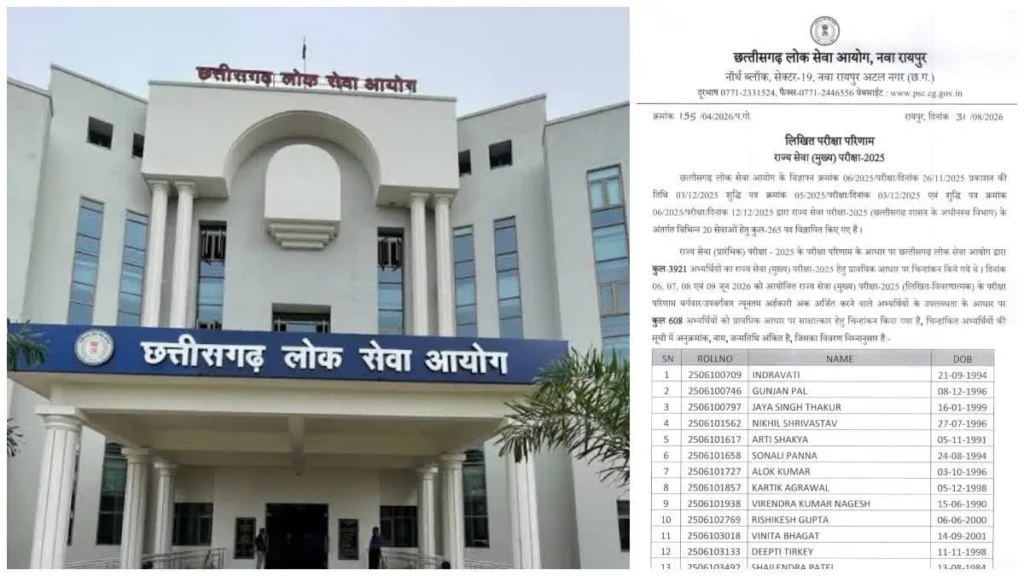CGPSC state service exam