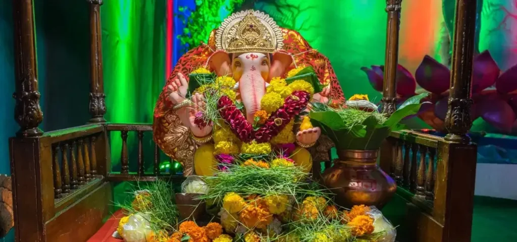 establishment of bappa on ganeshotsav