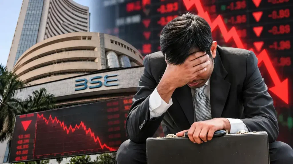 outcry in the stock market