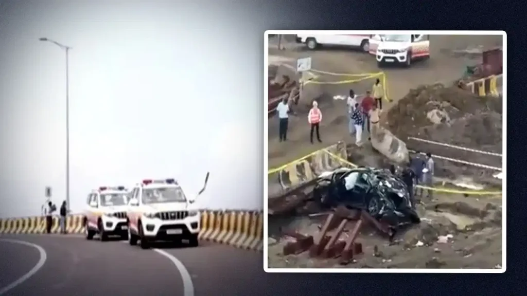 Mumbai BMW Accident Video: 120 Km/h की रफ्तार से हवा में उड़ी BMW; मुंबई कोस्टल रोड हादसे का सीसीटीवी वीडियो आया सामने