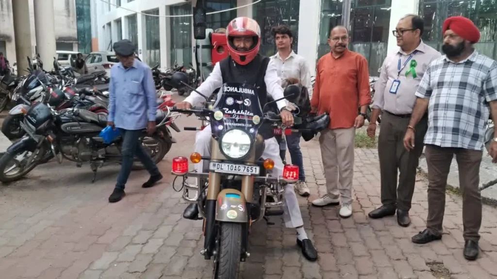 Ranchi News: रक्षा राज्यमंत्री संजय सेठ ने किया नमो जीवन रक्षक ‘रक्षित’ बाइक एंबुलेंस का लोकार्पण, जानिए इसकी खूबियां