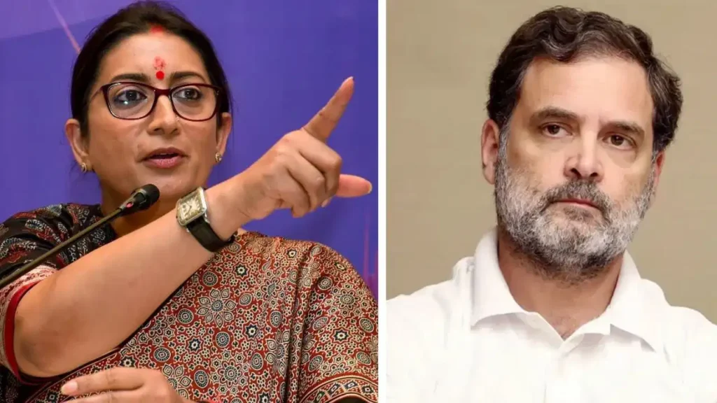 Smriti Irani Attacks On Rahul Gandhi